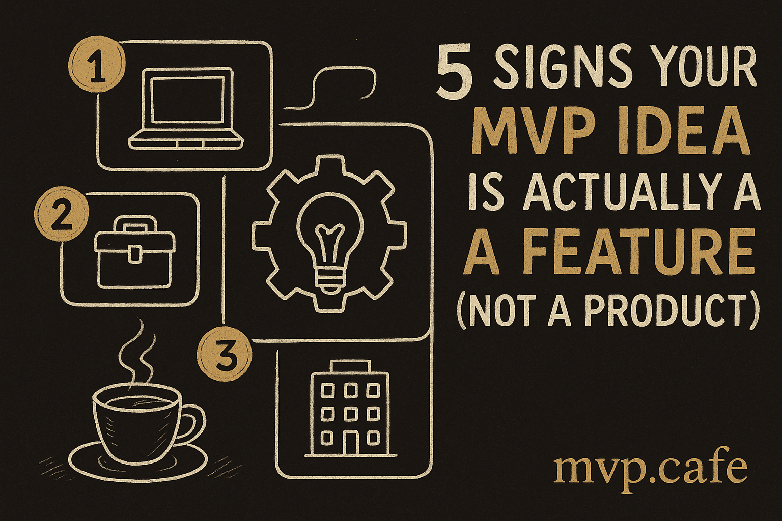 5 Signs Your MVP Idea Is Actually a Feature (Not a Product)