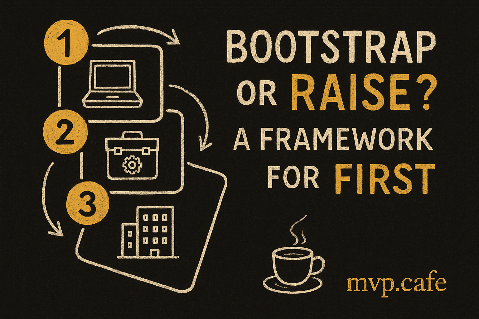 Bootstrap or Raise? A Framework for First-Time Founders