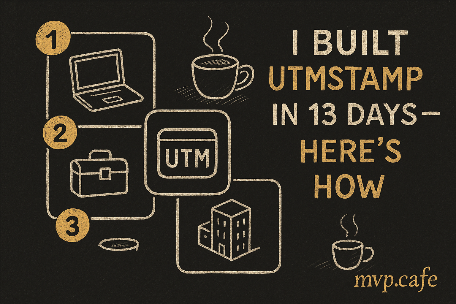 I Built UTMStamp in 13 Days — Here's How