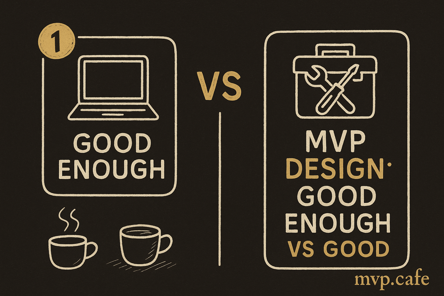 MVP Design: Good Enough vs Good