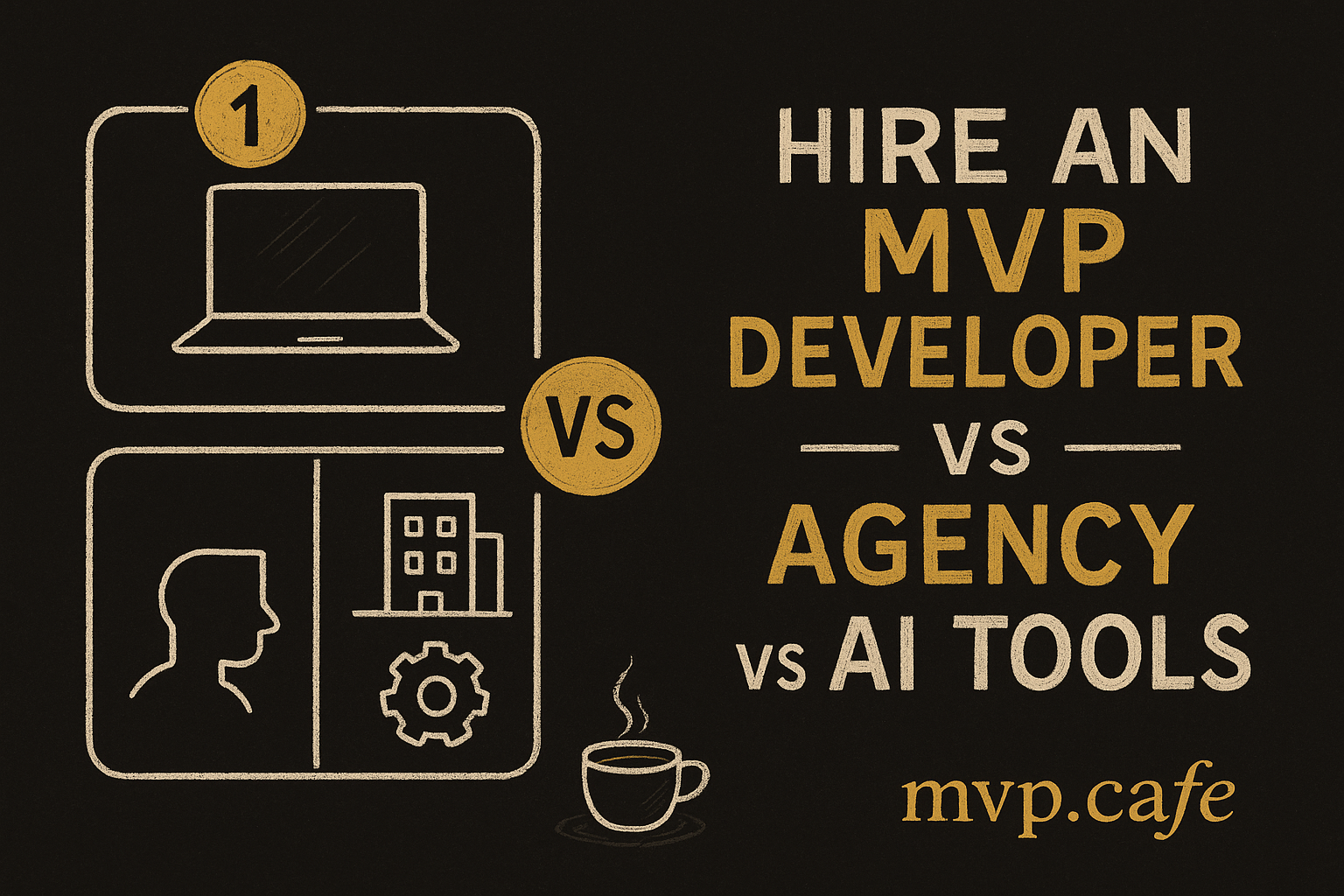 Hire an MVP Developer vs Agency vs AI Tools: The Honest Comparison for 2026