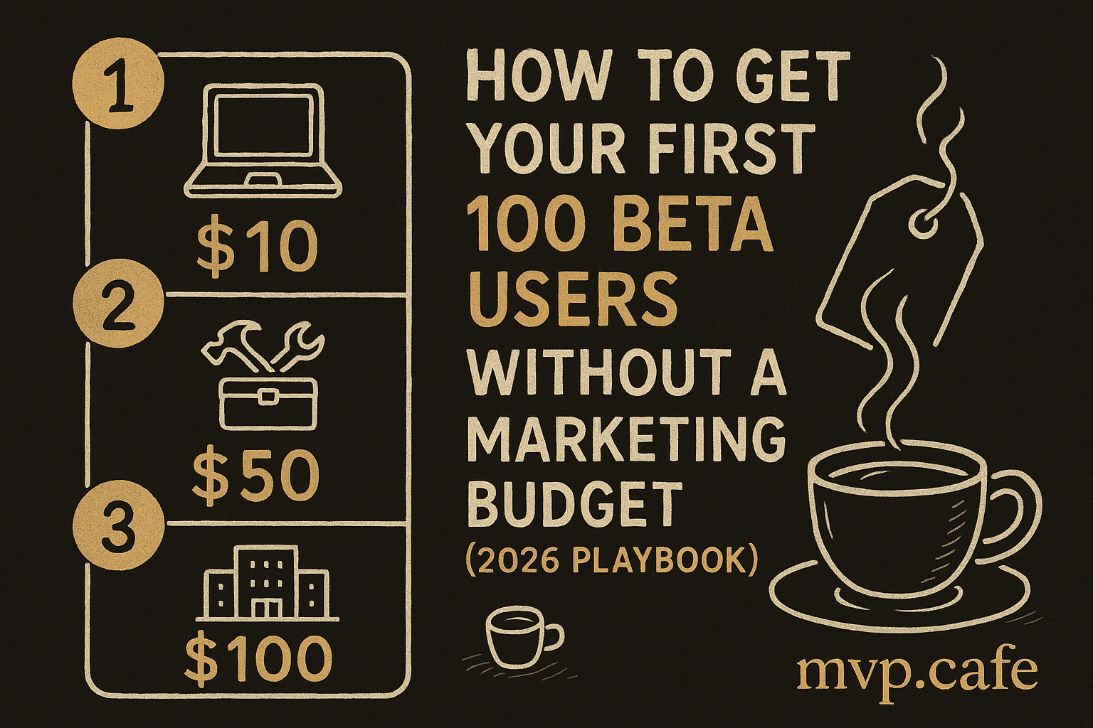 How to Get Your First 100 Beta Users Without a Marketing Budget (2026 Playbook)