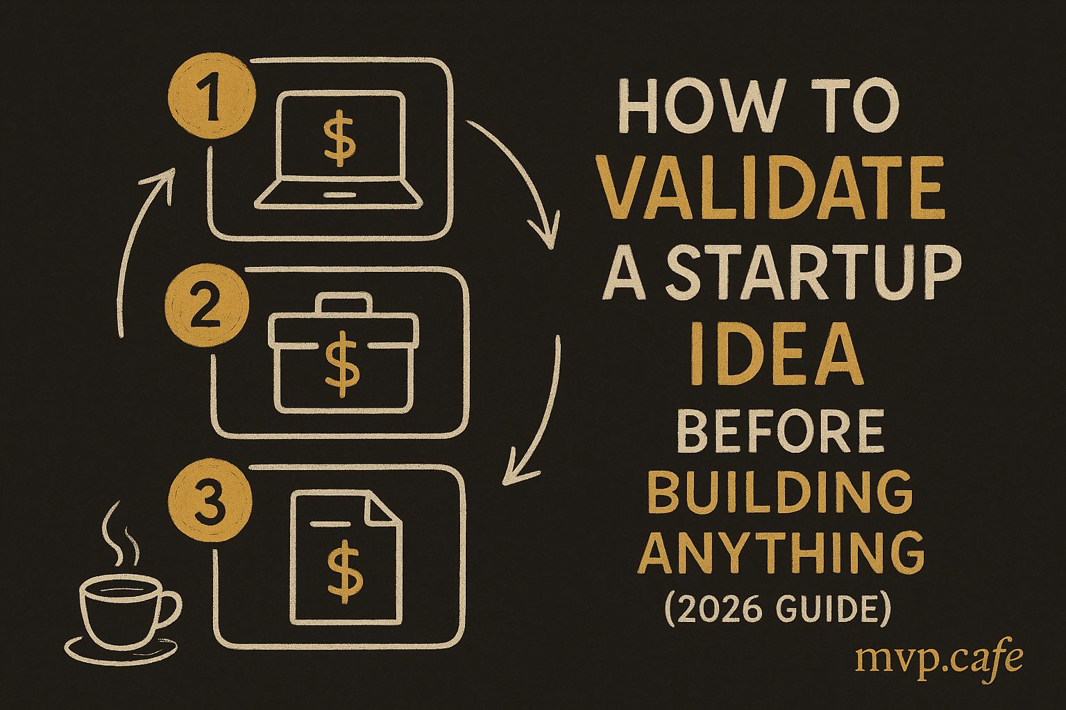 How to Validate a Startup Idea Before Building Anything (2026 Guide)