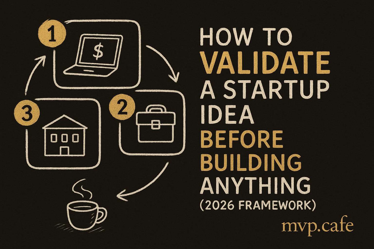 How to Validate a Startup Idea Before Building Anything (2026 Framework)