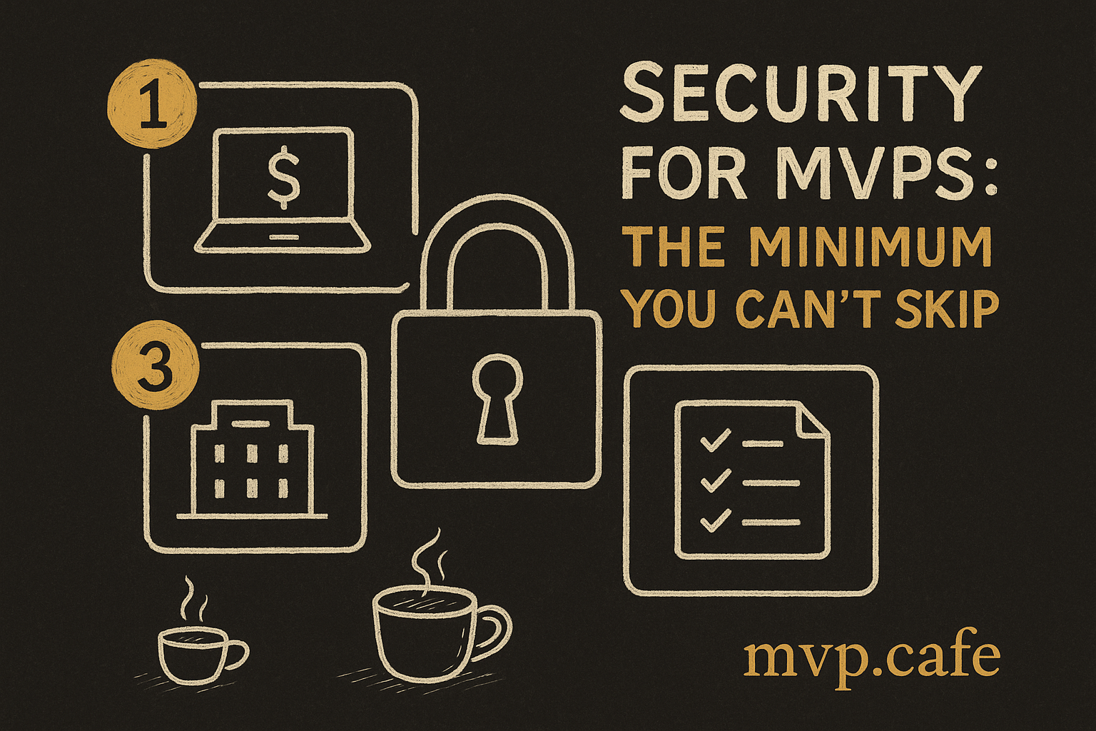 Security for MVPs: The Minimum You Can't Skip