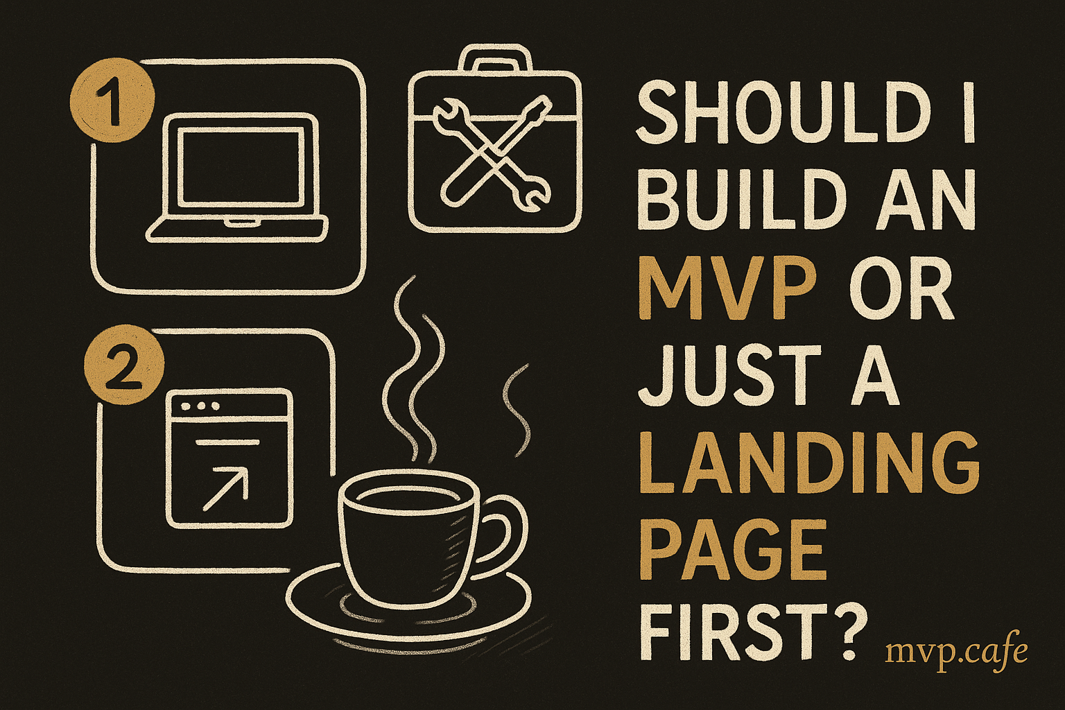 Should I Build an MVP or Just a Landing Page First?