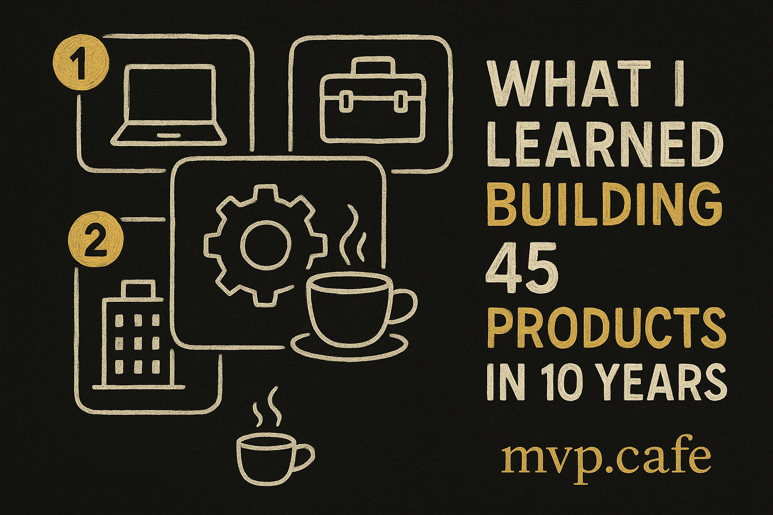 What I Learned Building 45 Products in 10 Years