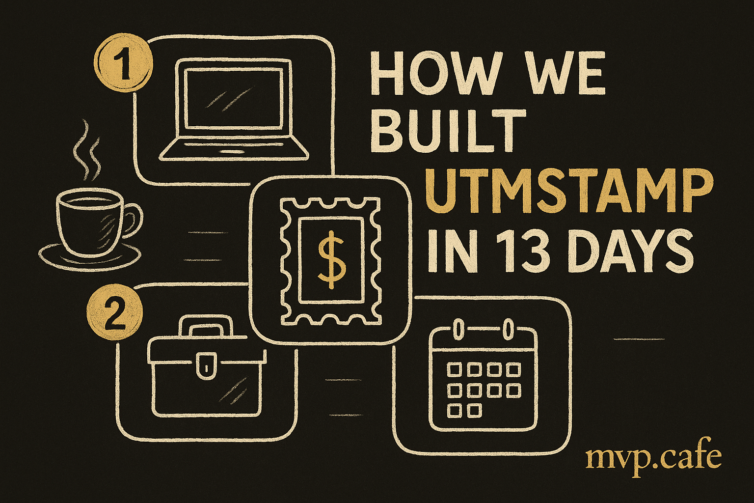 How We Built UTMStamp in 13 Days: A Real Shipping Story