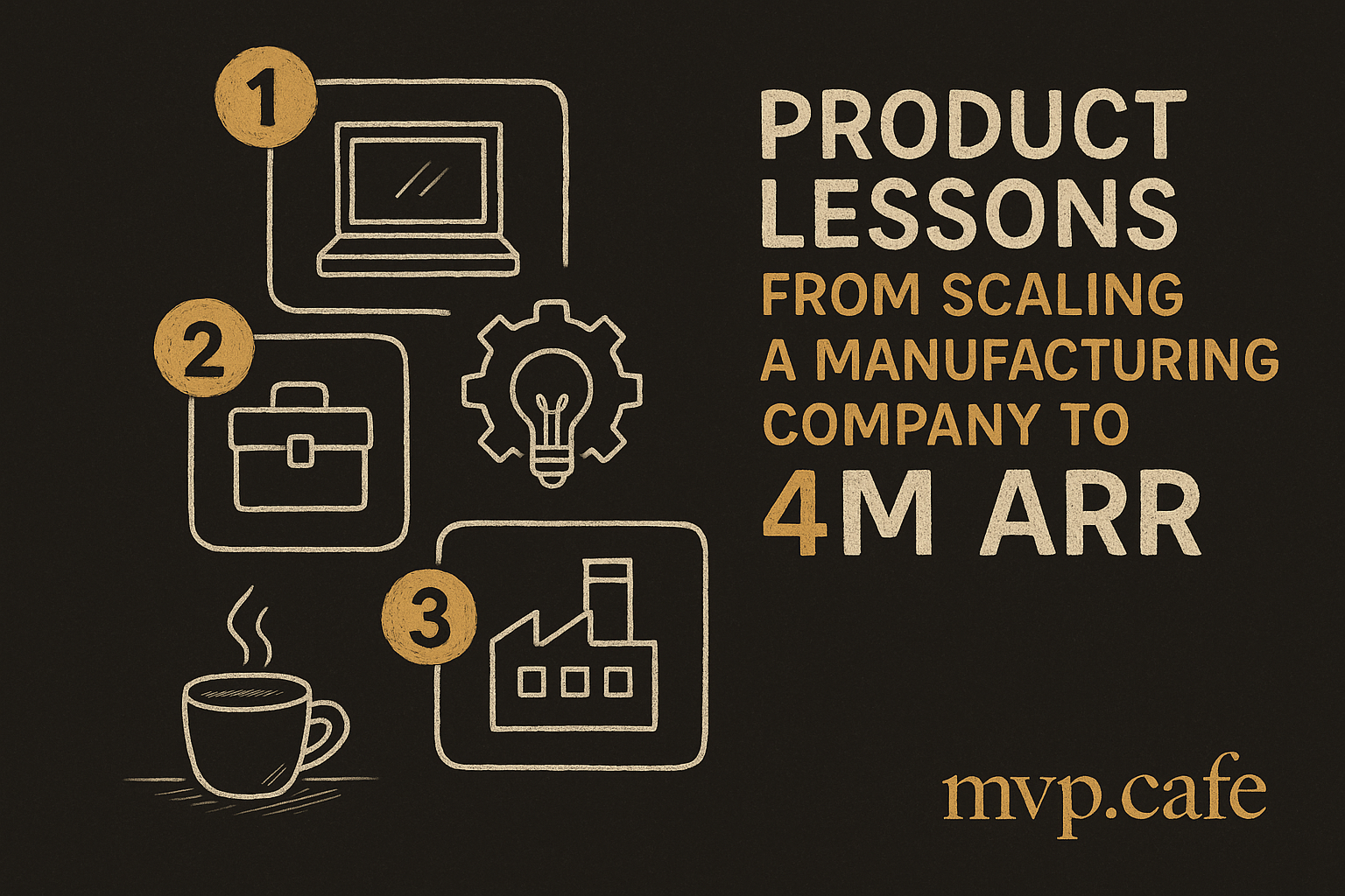 Product Lessons from Scaling a Manufacturing Company to 4M ARR